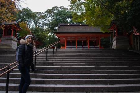 Début de la marche des 1000 torii